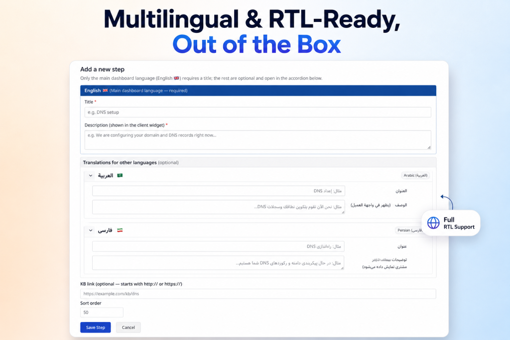 First Week — Reduce Churn with Guided Client Onboarding