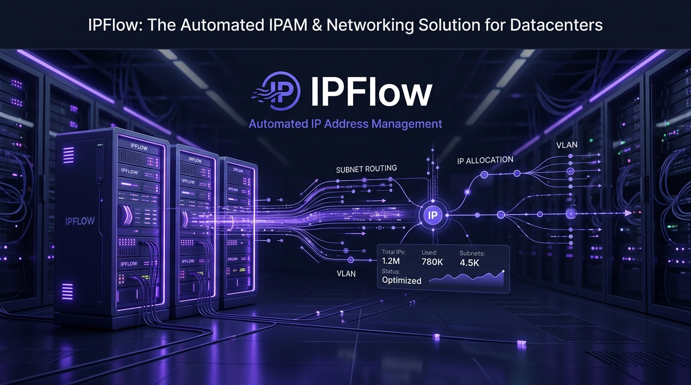 IPFlow Automated Datacenter IP Provisioning and Subnet Routing Network